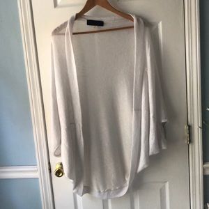 White sweater/cardigan